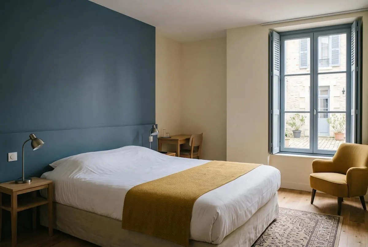 Chambre Double Confort — la chambre Double Confort, côté cour