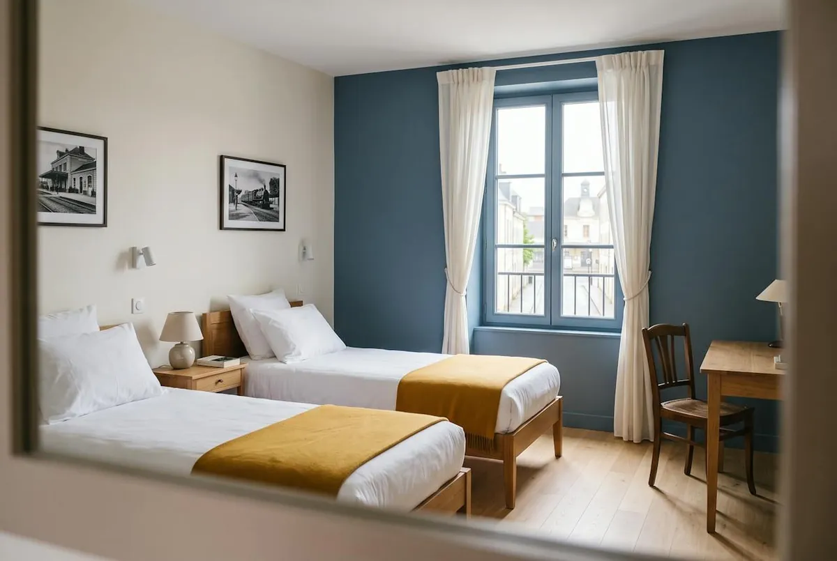 Chambre Twin — la chambre Twin et ses deux lits